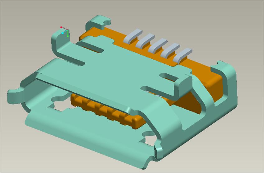 HS-201  Micro usb 5pin o(w)